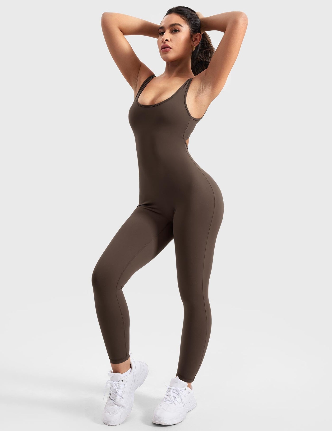 NovaFit™ | Gym Jumpsuit med V-Rygg